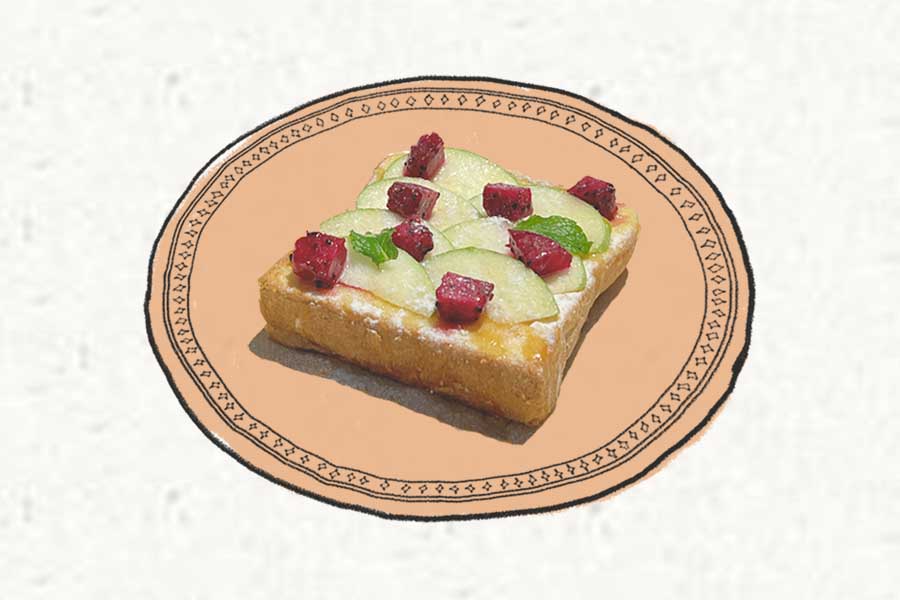 水果百匯托斯卡尼吐司